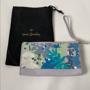 Vera Bradley leather wristlet